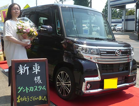 新車リース　ダイハツ　タントカスタム